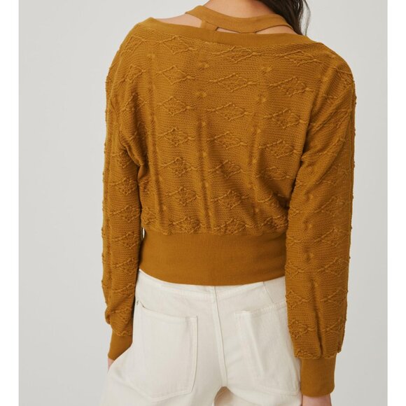 Anthropologie Knit 2-Piece Sweater & Tank Set Brown XL - Picture 3 of 11